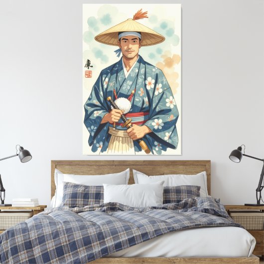 The Pechin Canvas Afdruk (Insitu (Slaapkamer))