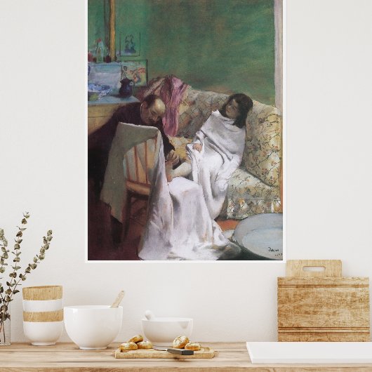 The Pedicure, 1873 - Edgar Degas Poster (Keuken)