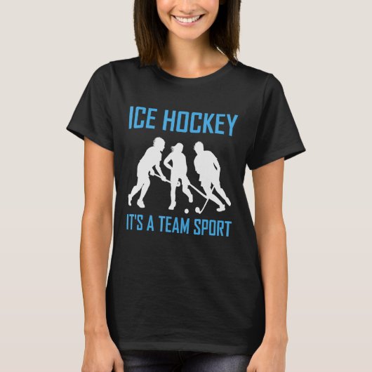 The Penalty Box Winter Sport Hockey Player 5 T-shirt (Voorkant)