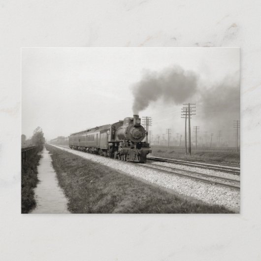 The Pennsylvania Flyer, 1906 Briefkaart (Voorkant)