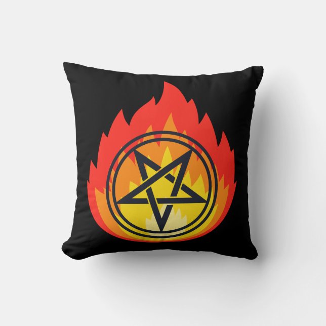 The Pentagram Kussen (Voorkant)