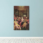 The Pentecost, c.1598 (olie op het paneel) Canvas Afdruk (Insitu (Houten vloer))