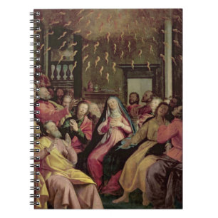 The Pentecost, c.1598 (olie op het paneel) Notitieboek
