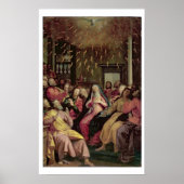 The Pentecost, c.1598 (olie op het paneel) Poster (Voorkant)