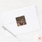 The Pentecost, c.1598 (olie op het paneel) Vierkante Sticker (Envelop)