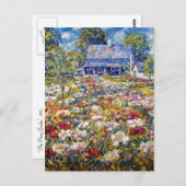 "The Peony Garden" Briefkaart (Voorkant / Achterkant)