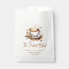 The Perfect Blend Coffee Wedding Couples Shower  Bedankzakje