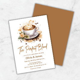 The Perfect Blend Coffee Wedding Couples Shower Kaart