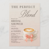 The Perfect Blend Couple Shower Coffee Kaart (Voorkant)