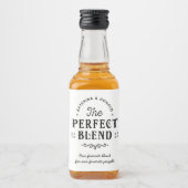 The Perfect Blend Trouw  Likeurfles Etiket (Voorkant)