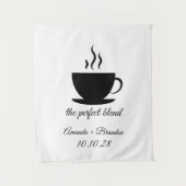 The Perfect Blend Wedding Backdrop Wandkleed (Voorkant)