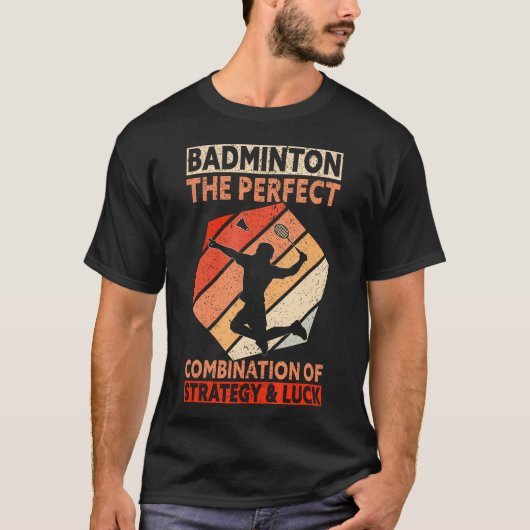 The Perfect Combination Of Strategy  Luck Funny Ba T-shirt (Voorkant)
