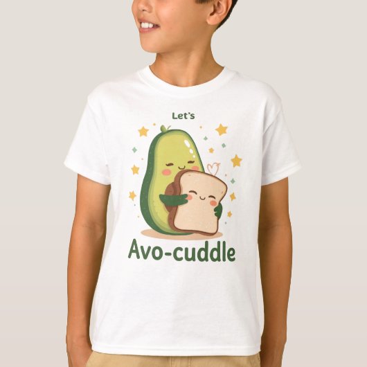 The Perfect Cuddle with Avocado and Toast T-shirt (Voorkant)