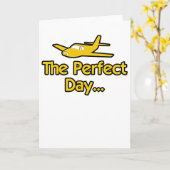 The Perfect Day Vliegtuig Kaart (Gele Bloem)