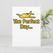 The Perfect Day Vliegtuig Kaart (Staand voorkant)