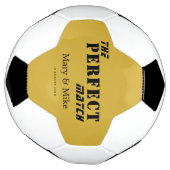 The PERFECT Match M Gold Style Couple Voetbal (Gedraaid)