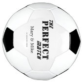 The Perfect Match Soccer Ball For Couples Gift Voetbal (Gedraaid)