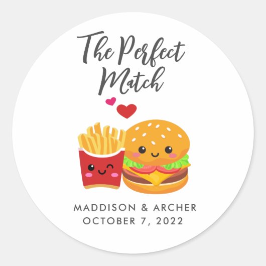 "The Perfect Match" Stickers (Voorkant)