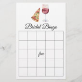 The Perfect Pair Bridal shower bingo game (Voorkant)