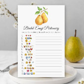 The perfect pair Bridal shower emoji pictionary