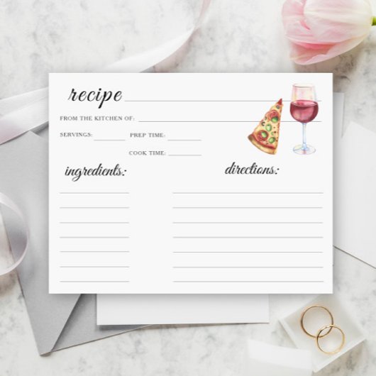 the perfect pair bridal shower - recipe