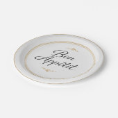 The Perfect Plate for Every Bite! Papieren Bordje (Gekanteld)