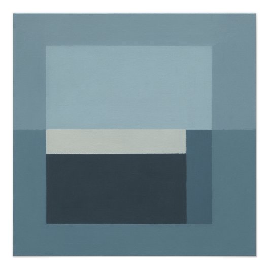 The Perfect Surface: Geometric Abstract Art Poster (Voorkant)
