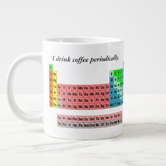 The Periodic Table Grote Koffiekop (Links)