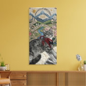 The Persian Cat Canvas Afdruk (Insitu (Woonkamer))