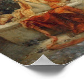 The Pet Bird by Hans Zatzka - poster (Hoek)