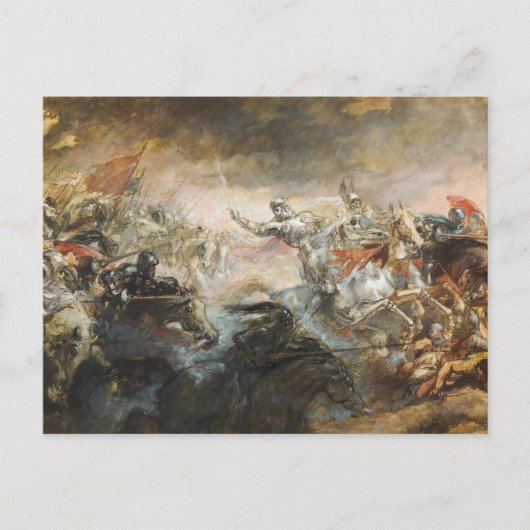 The Phantom Horseman, 1870-93, door Sir John Gilbe Briefkaart (Voorkant)