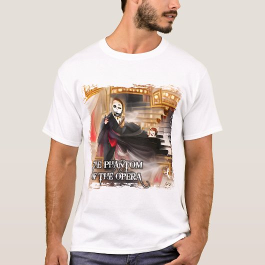 THE PHANTOM OF THE OPERA T-SHIRT (Voorkant)