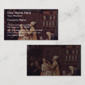 The Pharmacist by Longhi Pietro (Beste kwaliteit) Visitekaartje (Voorkant / Achterkant)