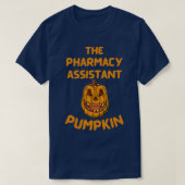 The Pharmacy Assistant Pumpkin Funny Halloween Cos T-shirt (Design voorkant)