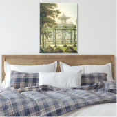 The Pheasantry , gegraveerd door Joseph Constantin Canvas Afdruk (Insitu (Slaapkamer))