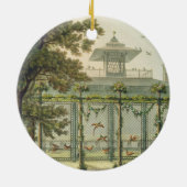 The Pheasantry , gegraveerd door Joseph Constantin Keramisch Ornament (Achterkant)