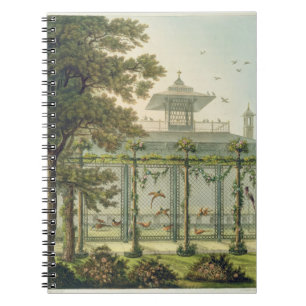 The Pheasantry , gegraveerd door Joseph Constantin Notitieboek