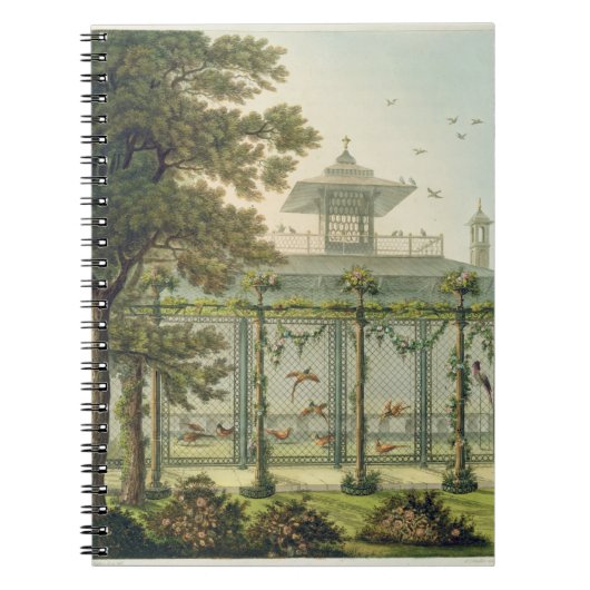 The Pheasantry , gegraveerd door Joseph Constantin Notitieboek (Voorkant)