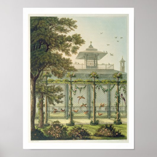 The Pheasantry , gegraveerd door Joseph Constantin Poster (Voorkant)