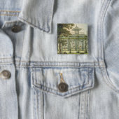 The Pheasantry , gegraveerd door Joseph Constantin Vierkante Button 5,1 Cm (In situ)