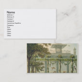 The Pheasantry , gegraveerd door Joseph Constantin Visitekaartje (Voorkant / Achterkant)