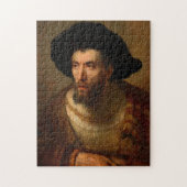 The Philosopher, 1653 van Rembrandt van Rijn Legpuzzel (Verticaal)