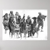 The Philosophers at Supper, c.1750 Poster (Voorkant)