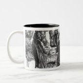 The Philosophers at Supper, c.1750 Tweekleurige Koffiemok (Links)