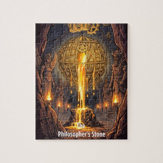 The Philosopher's Stone Alchemical Sphere Graphic Legpuzzel (Verticaal)