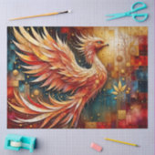 The Phoenix in the Stars Tissuepapier (Craft)