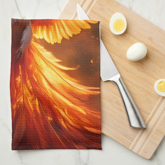 The Phoenix Reborn Theedoek (Quarter Fold)