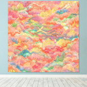 The Phoenix's Flight to Paradise Canvas Afdruk (Insitu (Houten vloer))