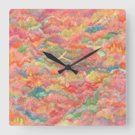 The Phoenix's Flight Vierkante Klok