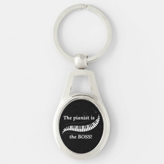 The pianist is  the BOSS Keychain (Voorkant)